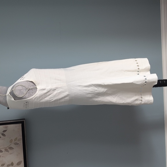 French Connection White Sleeveless Cutout Fit-and-Flare 'kai' 12 - Picture 7 of 11